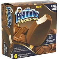 Eskimo Pie Ice Cream Bars Dark Chocolate, King Size Allergy and ...