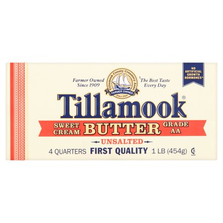 Tillamook Unsalted Butter Food Product Image