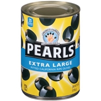 Pearls Extra Large Pitted California Ripe Olives Food Product Image
