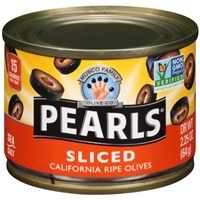 Pearls Sliced California Ripe Olives Packaging Image