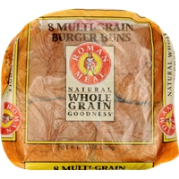 Roman Meal Wheat Hamburger Buns Food Product Image