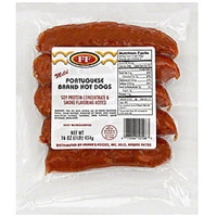 Franks Foods Hot Dogs Portuguese Brand, Mild Food Product Image