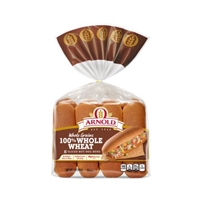 Arnold Select 100% Whole Wheat Hot Dog Rolls - 8 CT Food Product Image