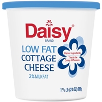 Daisy Low Fat Cottage Cheese 2% Milkfat Small Curd Food Product Image