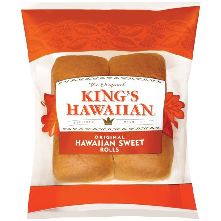 King's Hawaiian Rolls Original Hawaiian Sweet - 4 CT Food Product Image