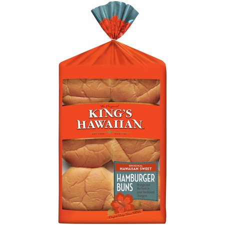 King's Hawaiian Hamburger Buns Original Hawaiian Sweet - 6 CT Food Product Image