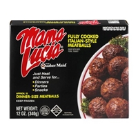 Mama Lucia Fully Cooked Italian-Style Meatballs Food Product Image