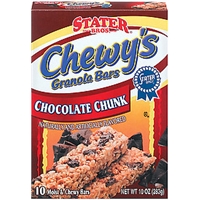 Stater Bros. Granola Bars Chewy's Chocolate Chunk 10 Ct Food Product Image