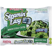 Stater Bros. Frozen Vegetables Steamin' Easy Broccoli Cuts Food Product Image