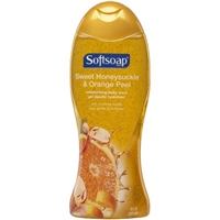 Softsoap Moisturizing Body Wash Sweet Honeysuckle & Orange Peel Food Product Image