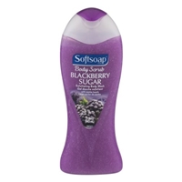 Softsoap Body Scrub Blackberry Sugar Food Product Image