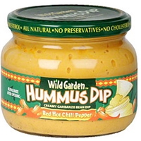 Wild Garden Hummus Dip Red Hot Chili Pepper Food Product Image