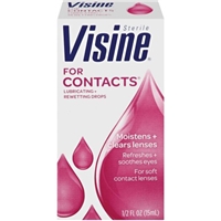 Visine Lubricating + Rewetting Drops For Contacts Food Product Image