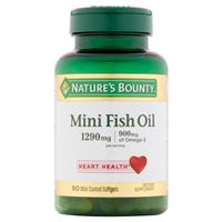 Nature's Bounty Mini Fish Oil 1290mg Dietary Supplement Softgels - 90 CT Product Image