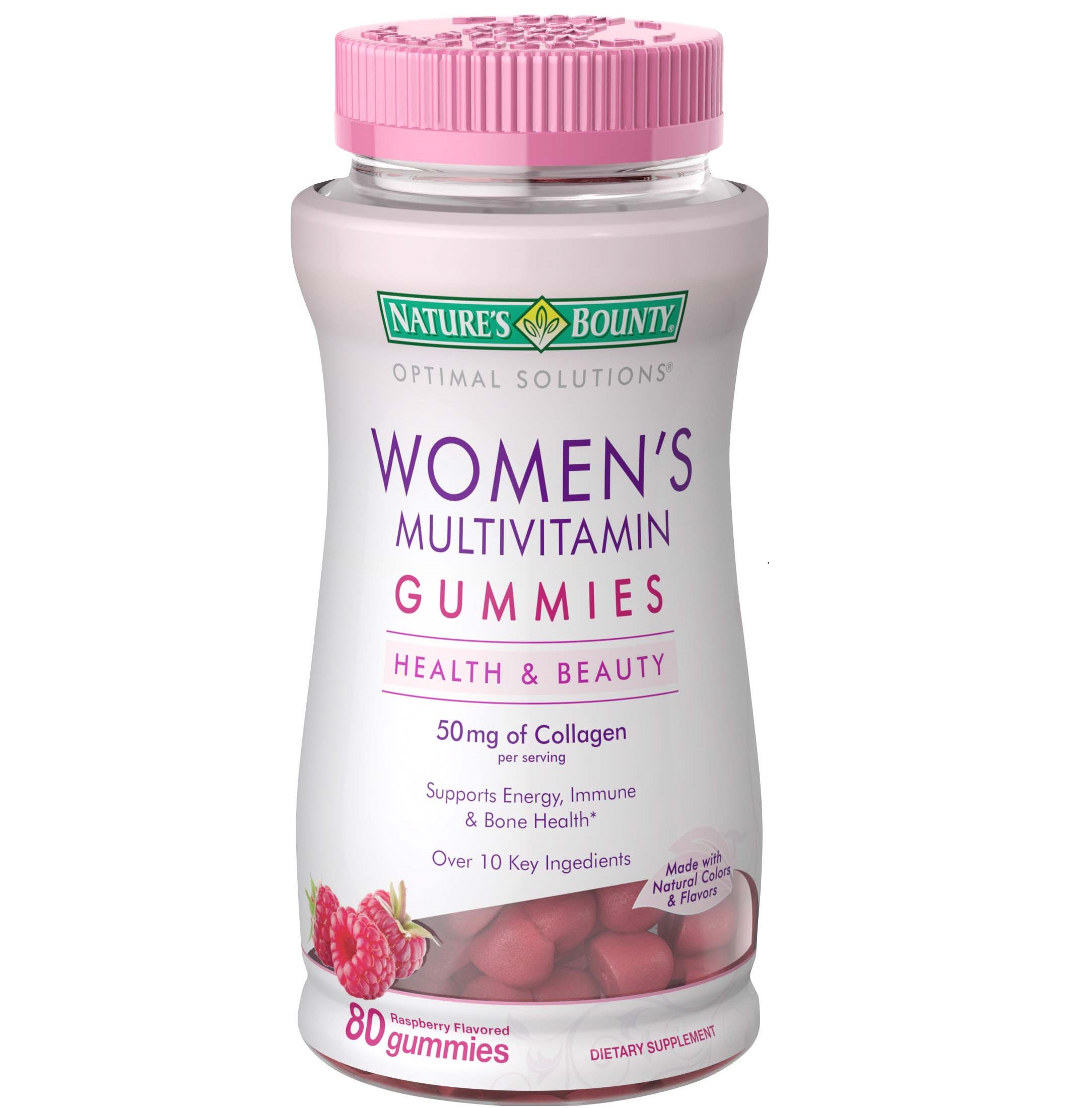 Nature's Bounty Women's Multivitamin Gummies Raspberry - 80 CT Product Image