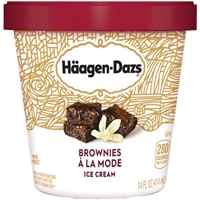 Haagen-Dazs Ice Cream Brownies a la Mode Food Product Image
