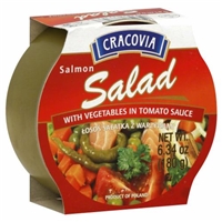 Cracovia Salmon Salad with Vegetables in Tomato Sauce