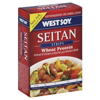 West Soy Seitan Strips Food Product Image