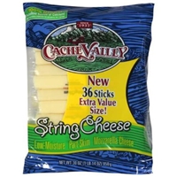 Cache Valley String Cheese Mozzarella Food Product Image