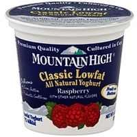 Mountain High Yoghurt Classic Lowfat, Raspberry Product Image