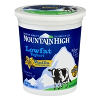 Moutain High Lowfat All Natural Yoghurt 1% Milkfat Vanilla Product Image