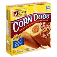 Foster Farms Chili Cheese Corn Dogs 14ct Food Product Image