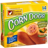 Foster Farms Cheese & Jalapeno Corn Dogs Food Product Image