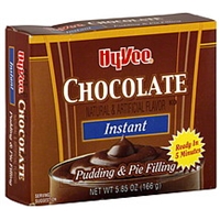 Hy-Vee Pudding & Pie Filling Instant, Chocolate Food Product Image