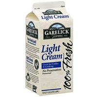 Garelick Farms Light Cream Food Product Image