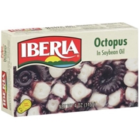 Iberia Octopus In Soybean Oil Food Product Image