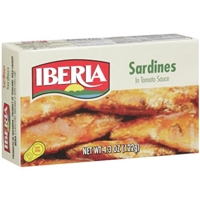 Iberia Sardines in Tomato Sauce Food Product Image
