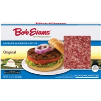 Bob Evans Original Sausage Sandwich Patties Food Product Image