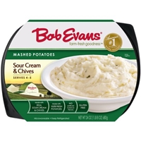 Bob Evans Mashed Potatoes Sour Cream & Chives Food Product Image