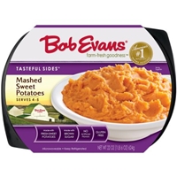 Bob Evans Tasteful Sides Mashed Sweet Potatoes Food Product Image