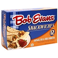 Bob Evans Sausage, Egg & Cheese Burritos Food Product Image