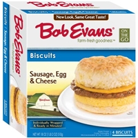Bob Evans Biscuits Sausage, Egg & Cheese - 4 CT Product Image