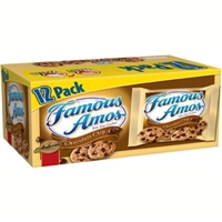 Famous Amos Bite Size Chocolate Chip Cookies - 12 PK Food Product Image