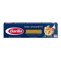 Barilla Pasta Thin Spaghetti Food Product Image