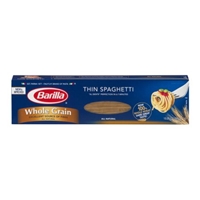 Barilla Pasta Thin Spaghetti Whole Grain Food Product Image