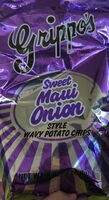 Sweet Maui Onion Potato Chips Food Product Image
