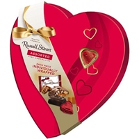Russell Stover Assorted Valentine Chocolate Candies Heart Box