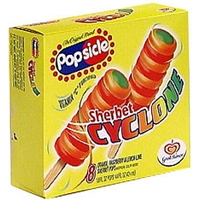 Popsicle Sherbet Cyclone Pops Food Product Image