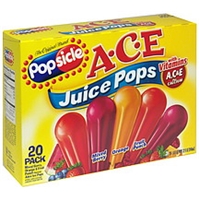 Popsicle A-C-E Juice Pops Assorted Flavors Food Product Image
