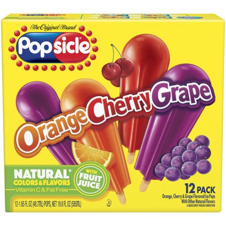 Popsicle Orange Cherry Grape Pops Allergy And Ingredient Information