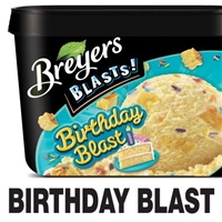 Breyers Blasts! Oreo Birthday Blast! Chocolate Frozen Dairy Dessert Product Image