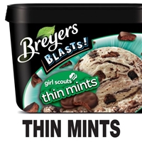 Breyers Blasts! Girl Scouts Thin Mints Frozen Dairy Dessert Product Image