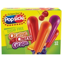 Popsicle Sugar Free: Orange, Cherry, Grape Food Product Image
