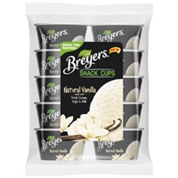 Save on Breyers Ice Cream Snack Cups Natural Vanilla - 10 ct Order Online  Delivery