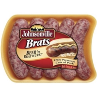 Johnsonville Brats Beer n' Bratwurst - 5 CT Food Product Image