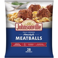 Johnsonville Meatballs Homestyle Food Product Image